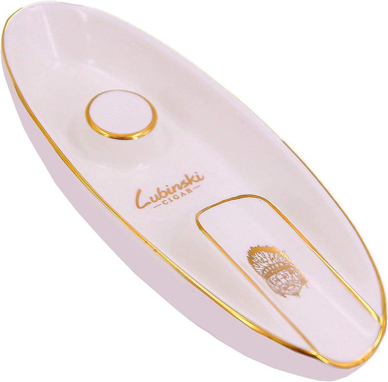 LUBINSKI Luxury Chinese Ceramic Cigar Ashtray