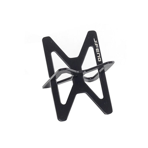 Cigar Holder Portable Stainless Steel Cross Foldable Display Stand with Leather Case Accessories Tools
