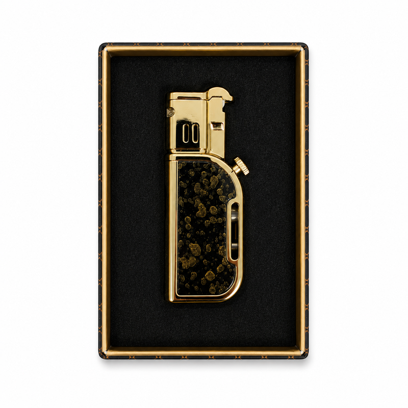 Honest Unusual Luxury Double Flame Pipe Lighter Removable Grinding Wheel