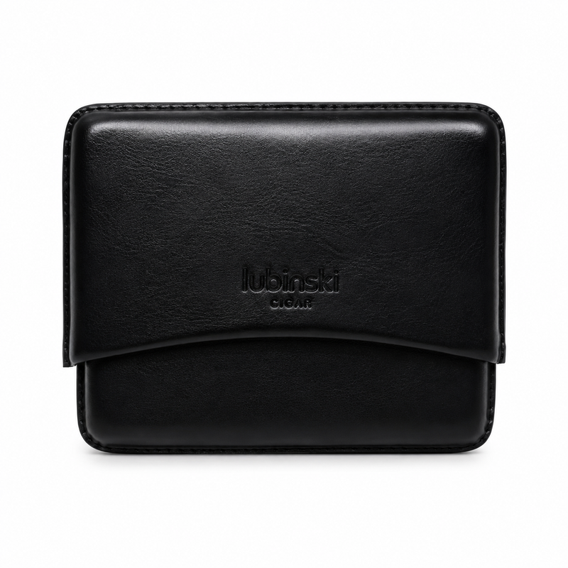 Lubinski Case Leather Black for 10 Cigarillos