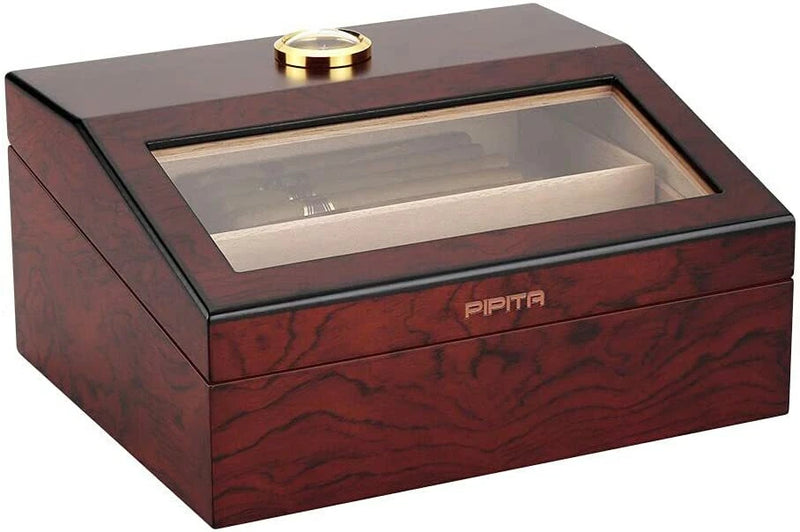 Glass Top Cigar Humidor